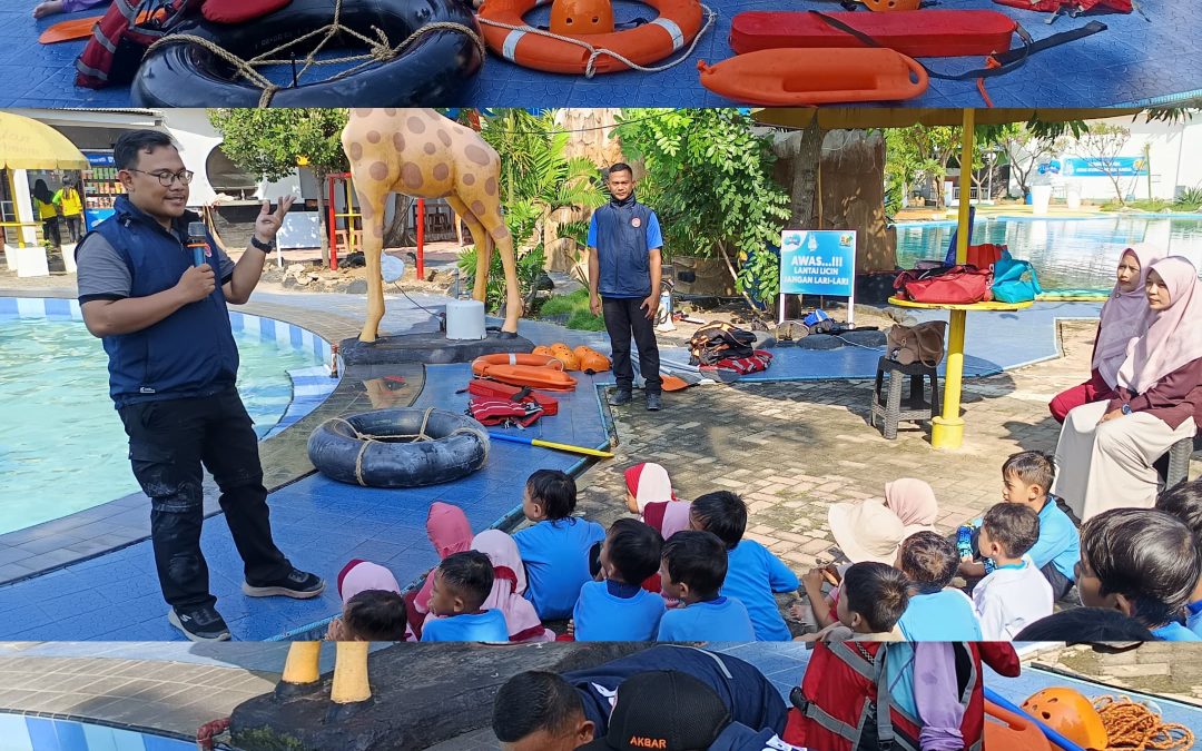 Kegiatan Edukasi Penanggulangan Bencana Banjir kepada siswa-siswi KB-TK Islam Al-Azhar 52 Brebes