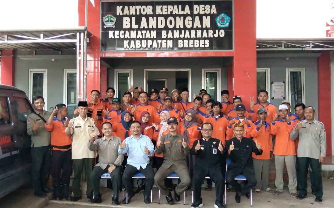 BPBD BREBES PEMBENTUKAN DESTANA DESA BLANDONGAN KECAMATAN BANJARHARJO